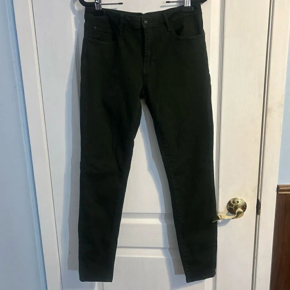 Articles of Society Sarah Skinny Jeans Linden Dark Hunter Green Size 30